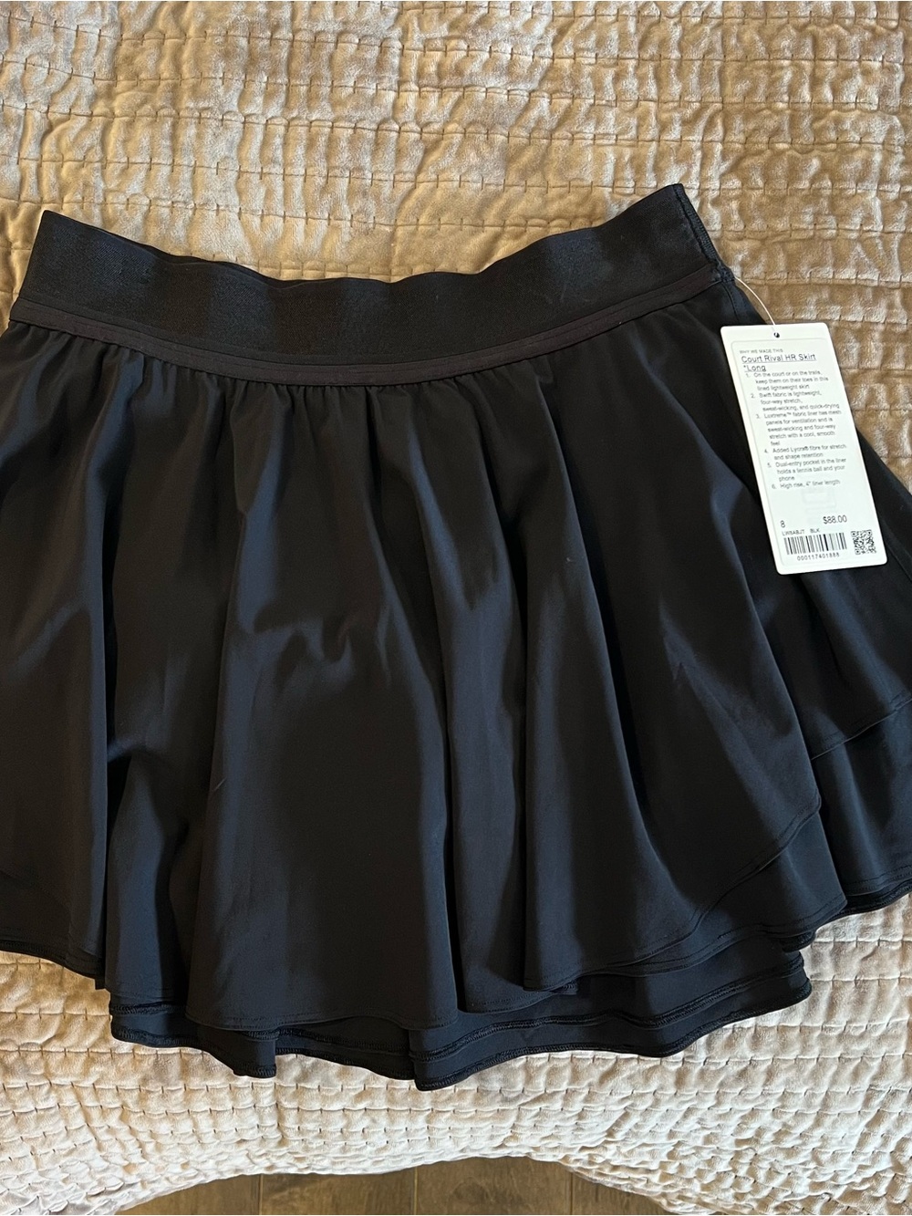 Lululemon Black Flared Skirt - Brand New Size 8